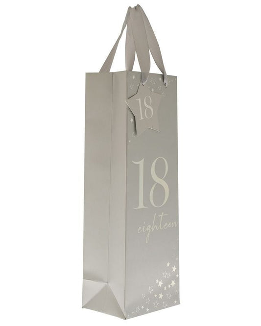 18th Birthday Bottle Bag - 36cm x 10cm