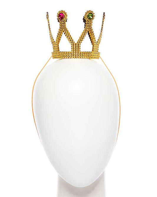 Mini Gold Queen Crown - Adult