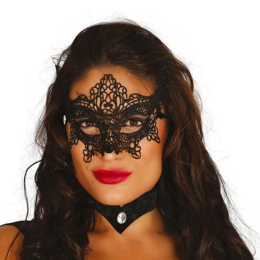 Black Lace Butterfly Mask
