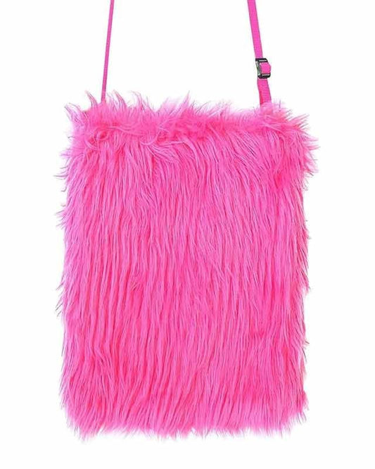 Pink Plush Handbag
