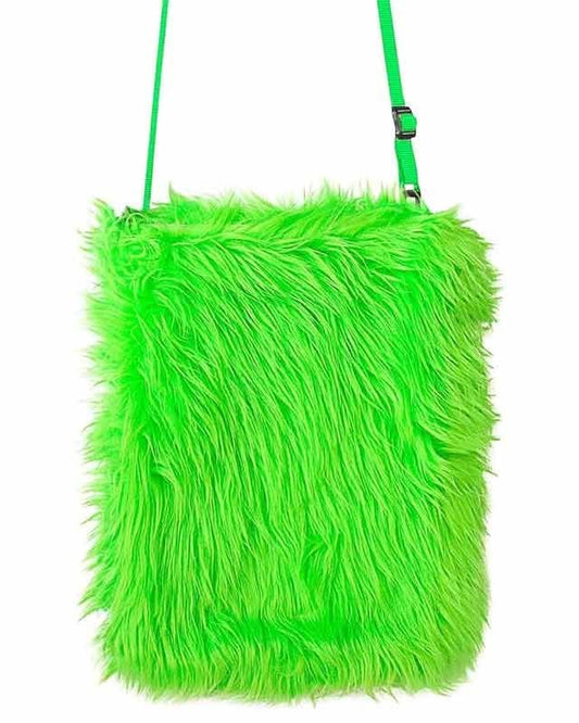 Green Plush Handbag