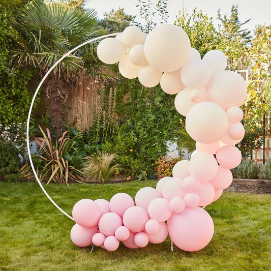 Nude and Pink Balloon Arch Kit - 75 Balloons