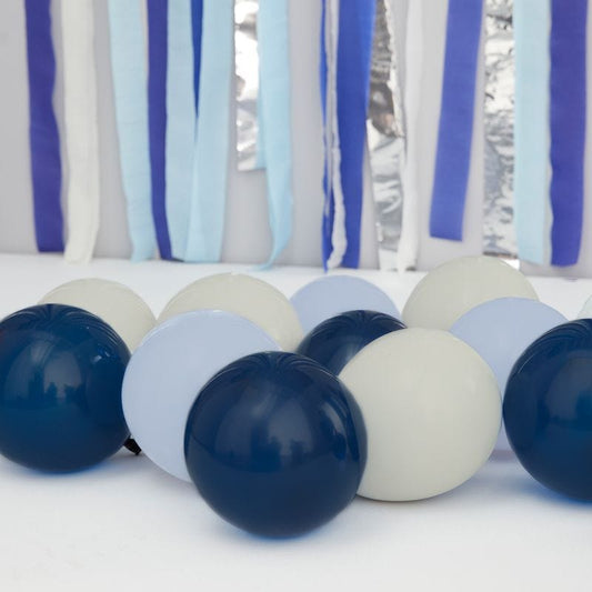 Blue Mix Balloons - 5" Latex (40pk)