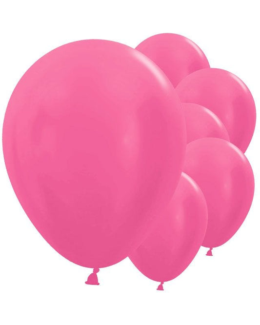 Metallic Fuchsia Balloons - 12" Latex (25pk)