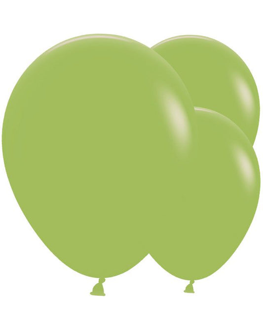 Fashion Lime - 18" Latex Balloons (25pk)