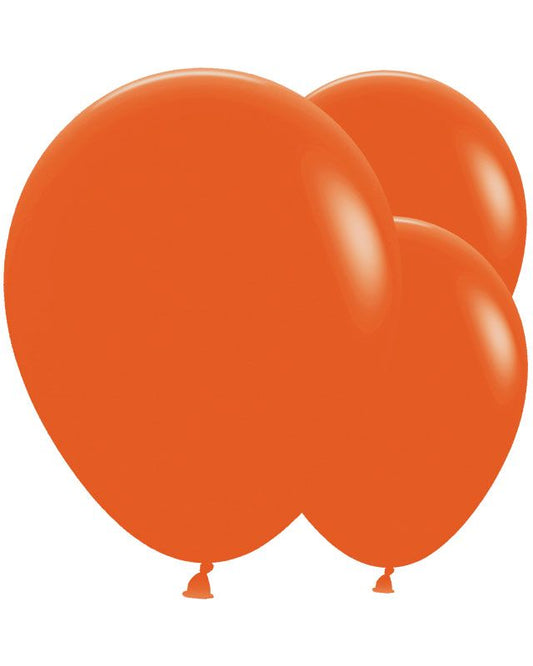 Fashion Orange - 18" Latex Balloons (25pk)