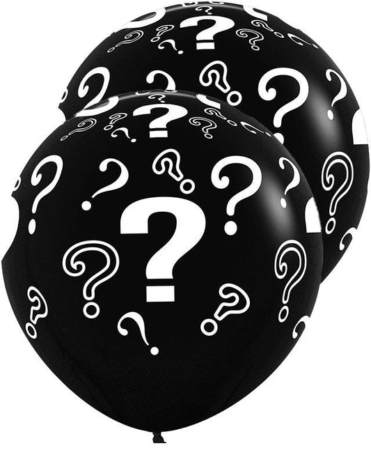 Question Marks ? 36" Latex Balloons (2pk)