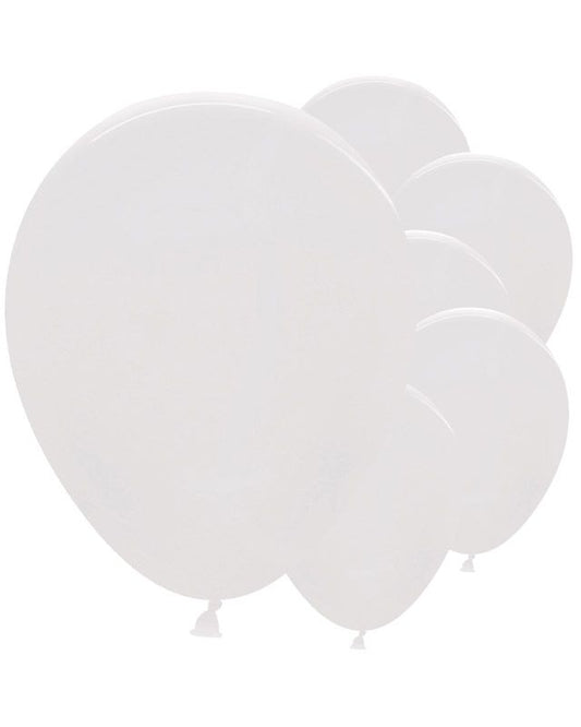 Crystal Clear - 18" Latex Balloons (25pk)
