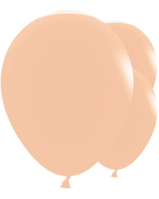 Fashion Peach 24" Latex Balloons (3pk)