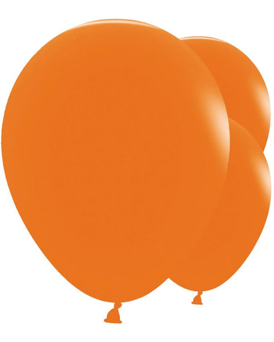 Fashion Orange 24" Latex Balloons (3pk)