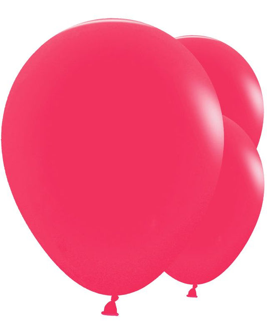 Fashion Raspberry 24" Latex Balloons (3pk)
