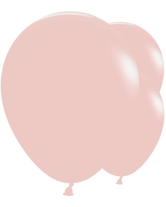 Pastel Matte Melon 24" Latex Balloons (3pk)
