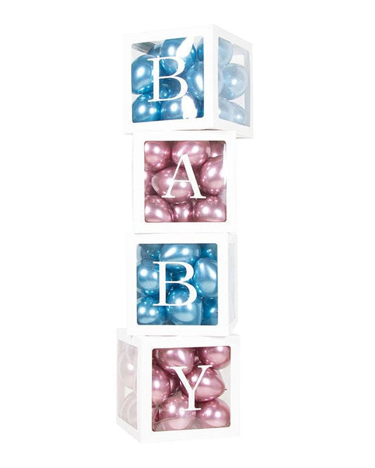 Baby Balloon Cubes - 30cm x 30cm (4pcs)