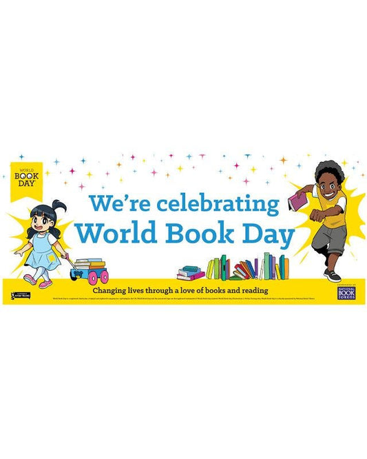 World Book Day Banner - 3.5ft Paper