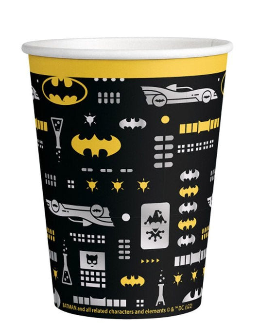 Batman Paper Cups - 250ml (8pk)