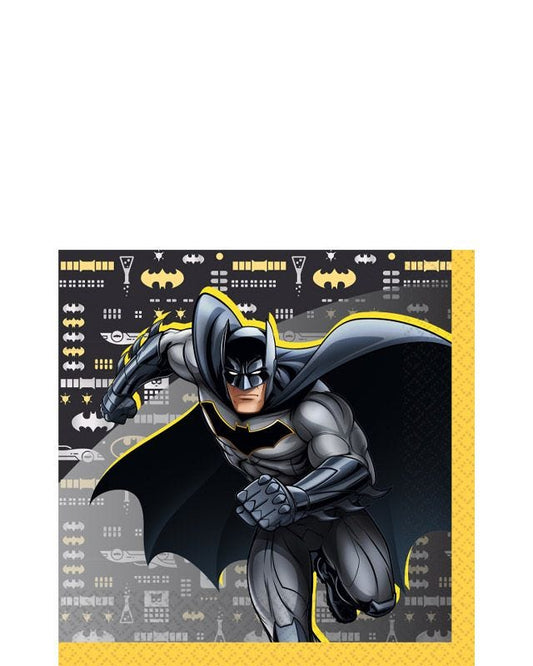 Batman Paper Napkins - 33cm x 33cm (16pk)