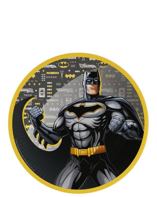Batman Paper Plates - 23cm (8pk)