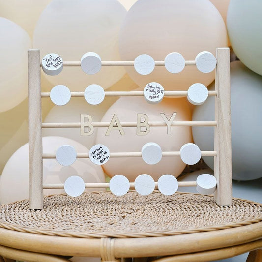 Wooden Abacus Guestbook