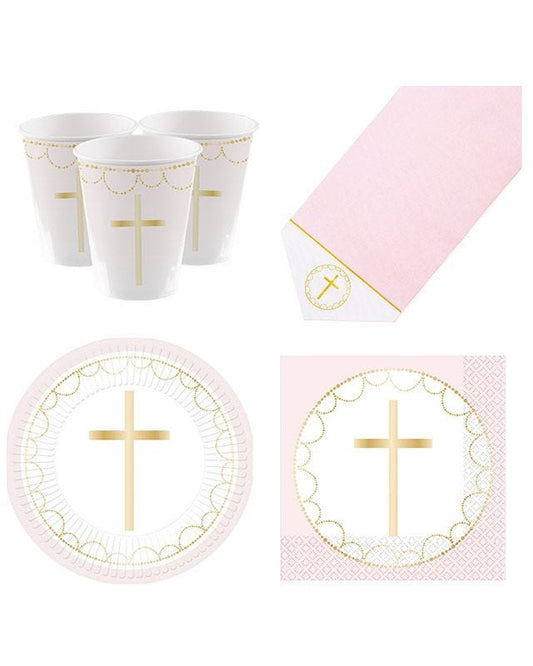 Pink Celebration Cross Value Party Pack for 8
