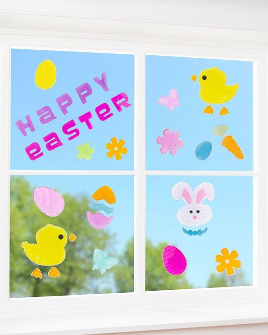 Easter Gel Window Stickers Assorted