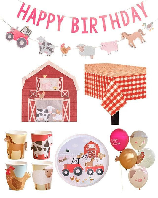 Farm Animals Deluxe Party Pack