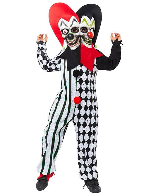 Two Faced Clown - Childs Costume