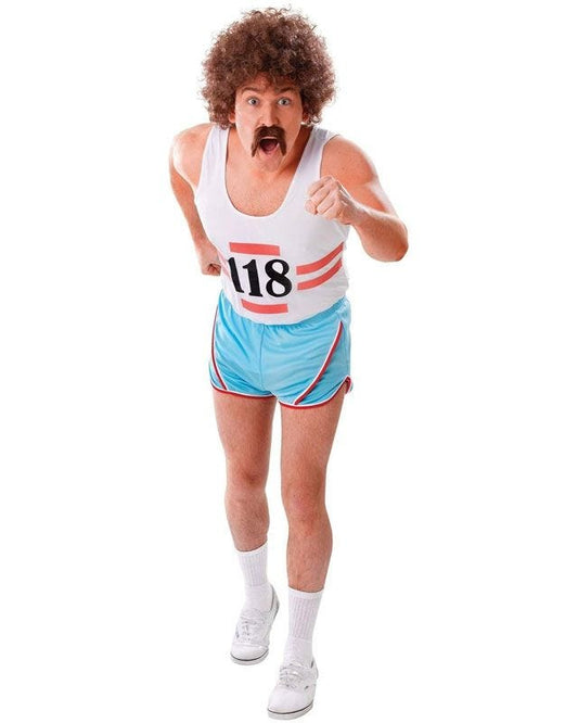 Retro Athlete Runner Adult Costume