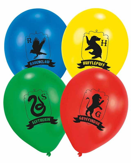 Harry PotterÂ Houses Balloons - 11" Latex (6pk)