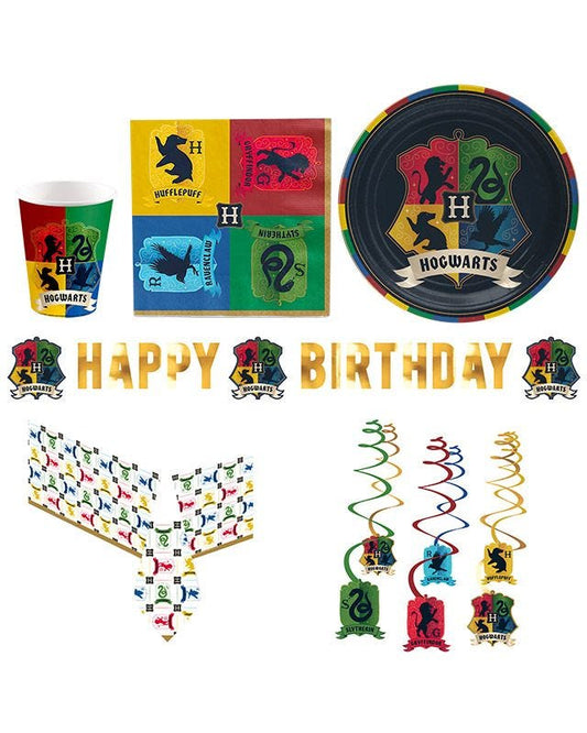Harry Potter Houses - Deluxe 2 Party Pack For 8
