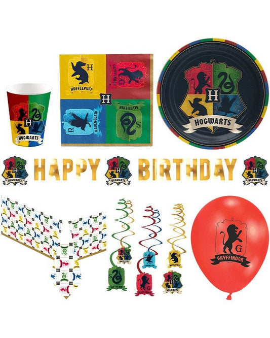 Harry Potter Houses - Deluxe Party Pack For 16
