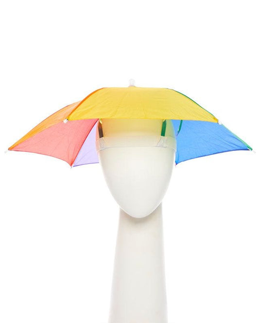 Rainbow  Umbrella Hat