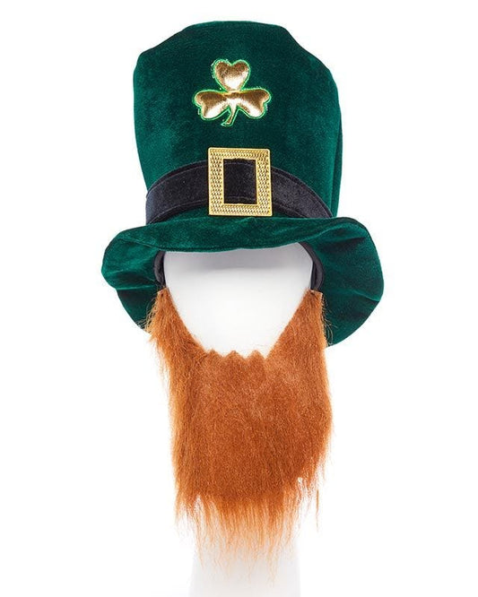 St Patrick's Day Leprechaun Hat with Beard