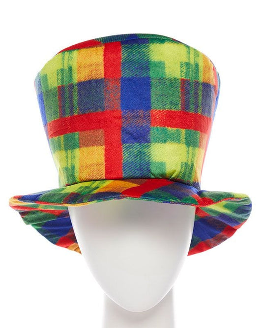 Rainbow Clown Top Hat