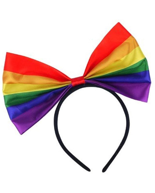 Rainbow Pride Bow Headband
