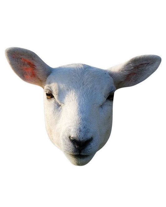 Sheep Cardboard Mask