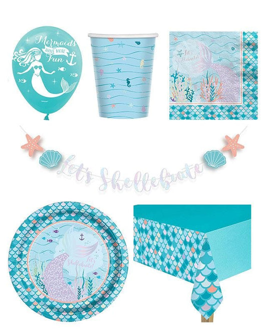 Mermaid Tales Deluxe Party Pack for 8