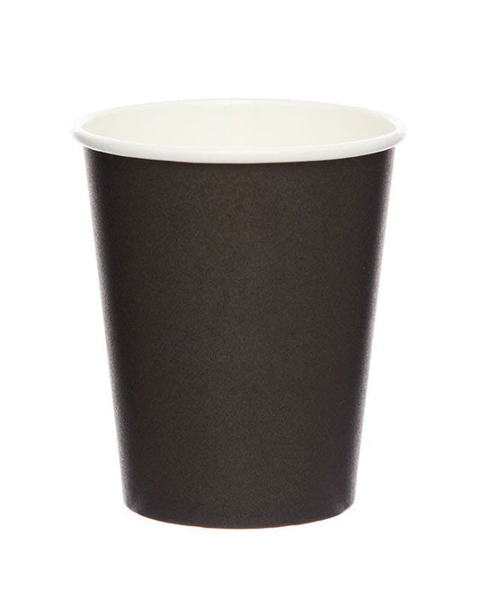 Black Paper Cups - 237ml (8pk)