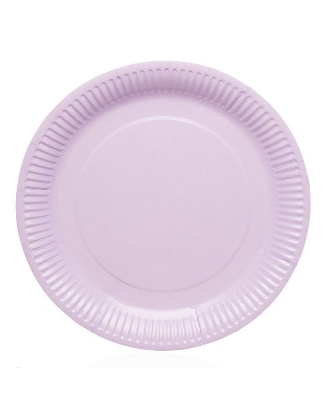 Lavender Paper Plates - 23cm (8pk)