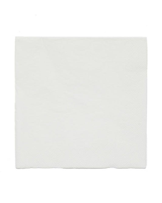 White Paper Napkins 3ply - 33cm (20pk)