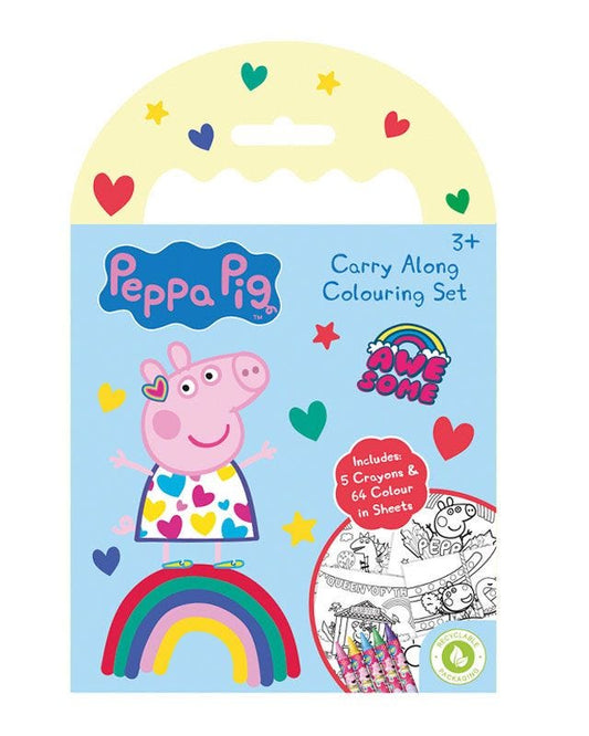 Peppa Pig Carry Colouring Set