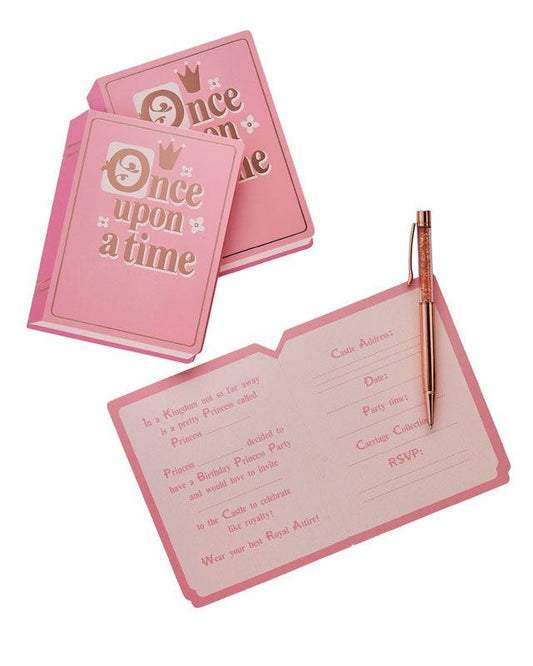 Once Upon a Time Book Invitations (10pk)