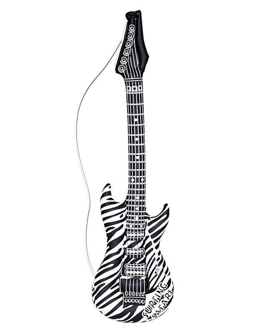 Inflatable Zebra Guitar - 105cm