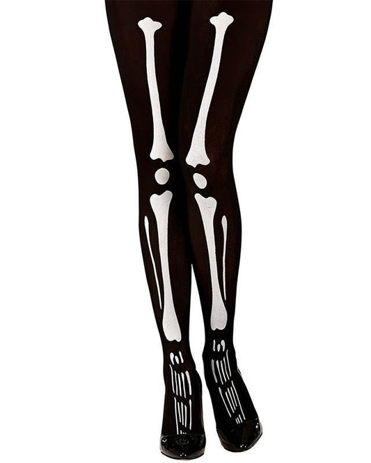 Spooky Skeleton Tights - Adult One Size