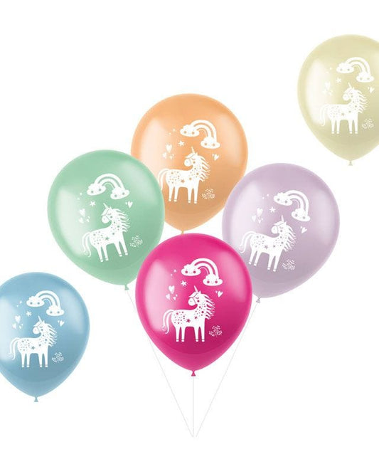 Unicorns & Rainbows Latex Balloons (6pk)