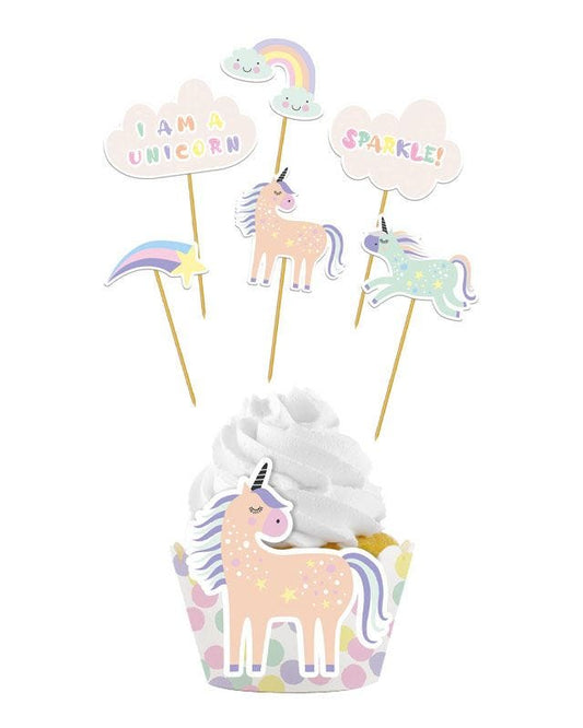 Unicorns & Rainbows Cake Decorating Set (12pk)