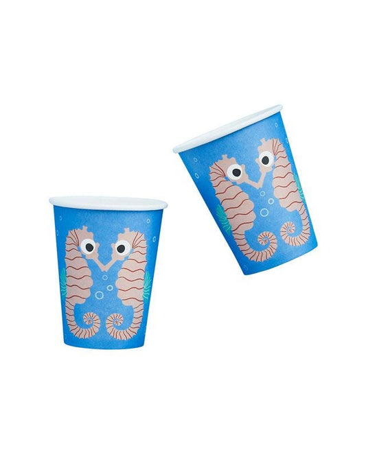 Seahorse Paper Cups (8pk)