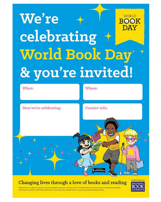 World Book Day A3 Celebration Poster