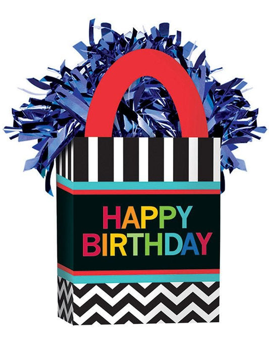 Happy Birthday Gift Bag Balloon Weights - 156g