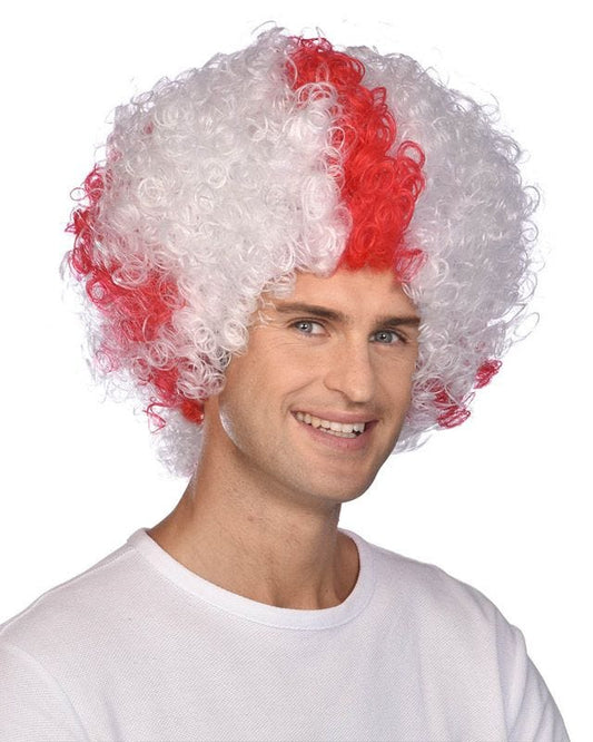 St George's Cross Afro Wig