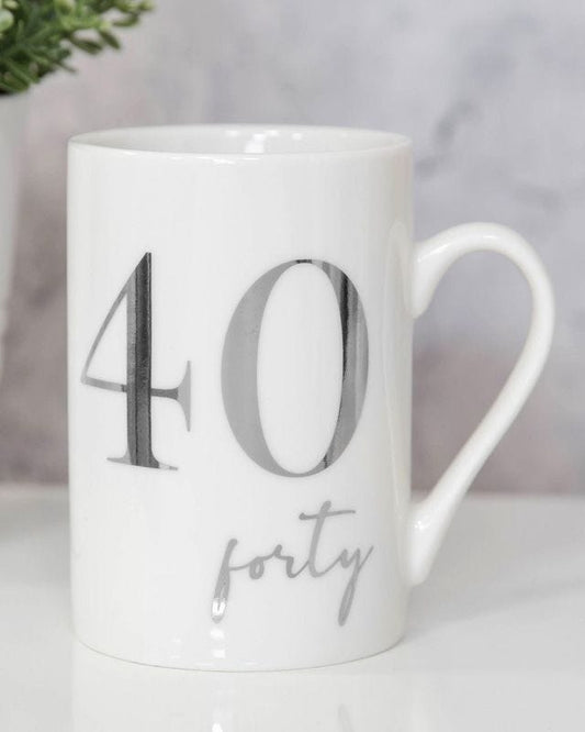 40th Birthday Ceramic Mug - 11oz